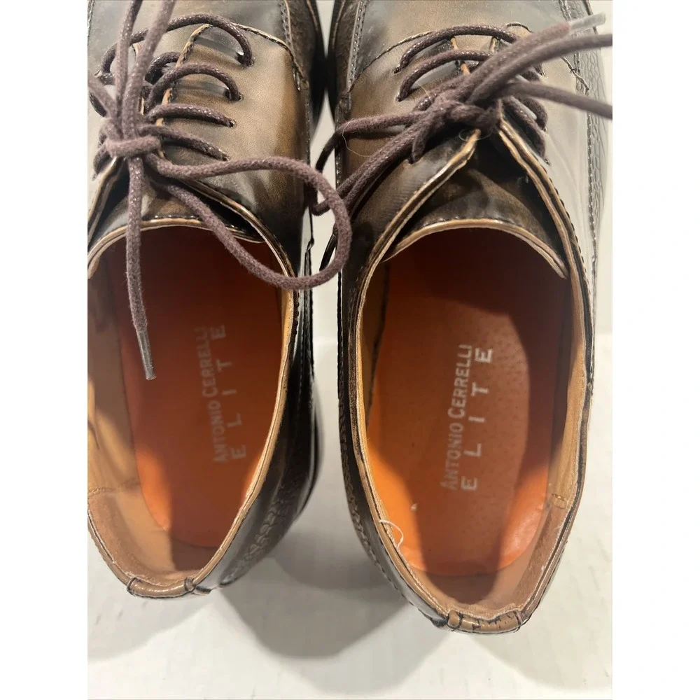 ANTONIO CERRELLI ELITE‎ LACE-UP DRESS SHOES MEN'S SIZE 9.5